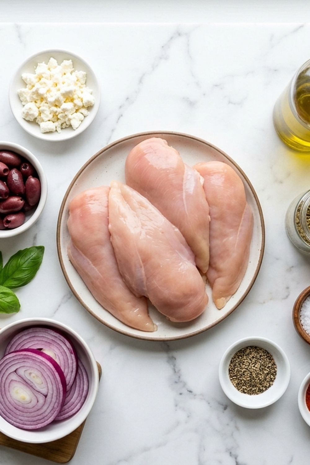Mediterranean Chicken Breast Recipe ingredients