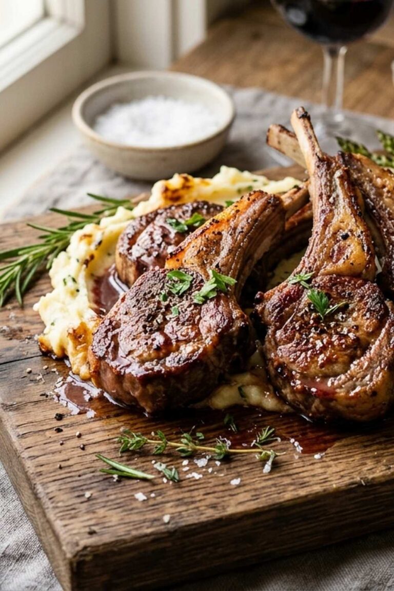 Pan Seared Lamb Chop Recipe