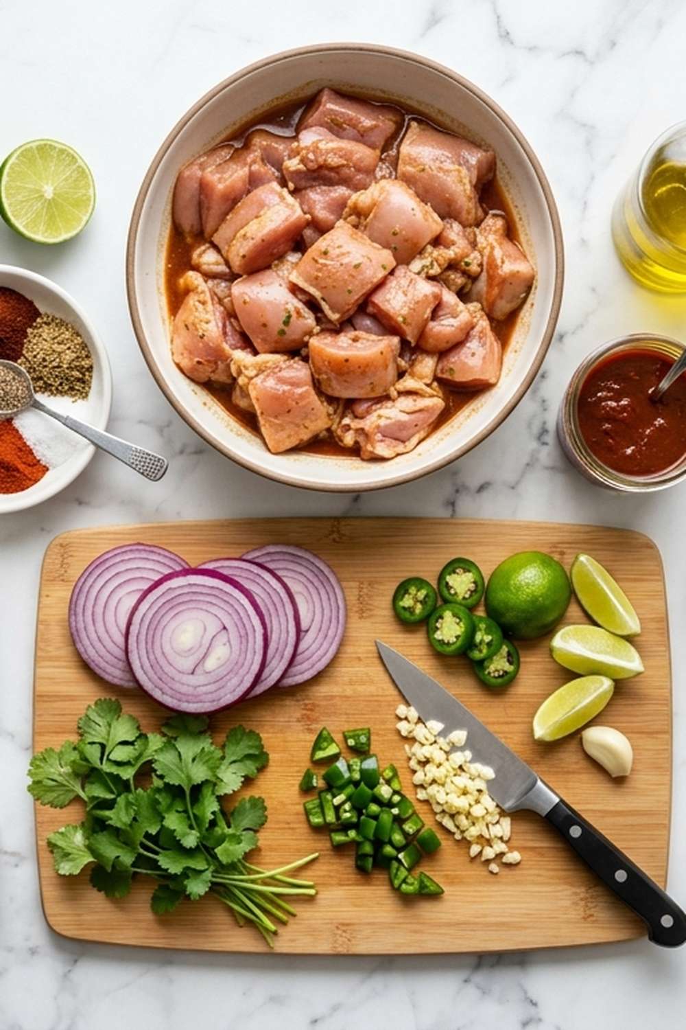 Qdoba Chicken Recipe ingredients
